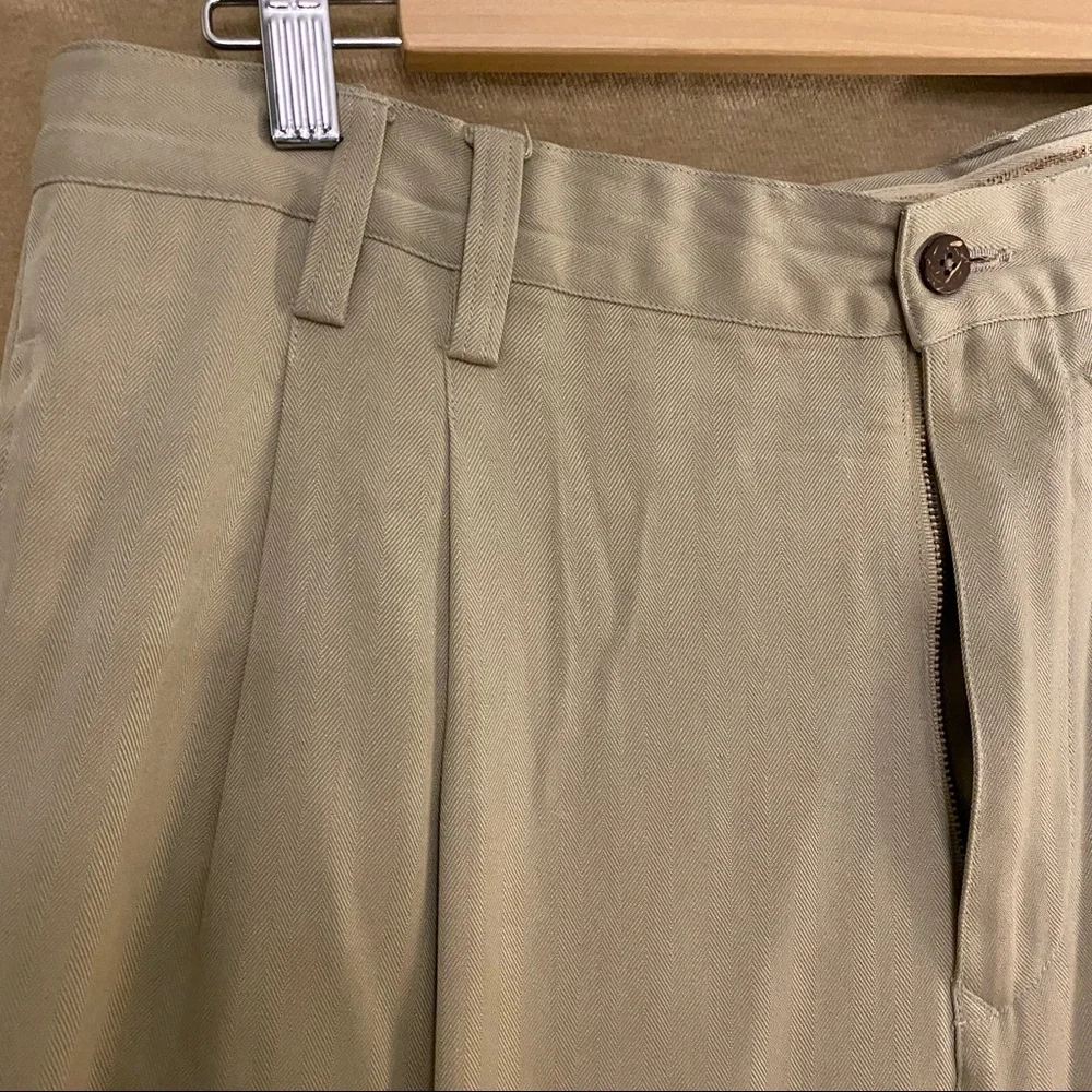 TOMMY BAHAMA Pleat Front Silk Trousers